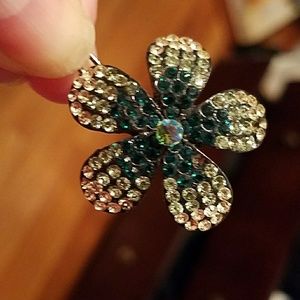 Swarovski crystal clip